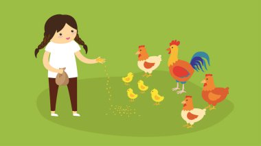 Çiftlik ve tarım logosunun vektör çizimi. ağ için tarım ve organik stok sembolleri koleksiyonu.