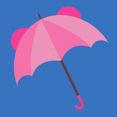 Şemsiye ikonu. düz dizayn biçimi 10