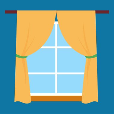 perde tasarımı, vektör illüstrasyon eps10 grafiği