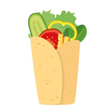 Simge tasarımı ile fast food konsepti, vektör illüstrasyonu 10 eps graphic.