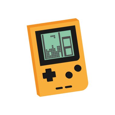 Oyun kumandası ve konsol vektör illüstrasyon grafik tasarımı