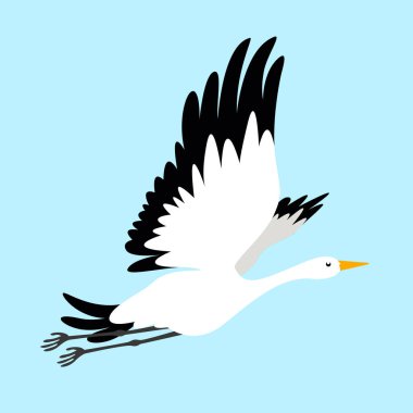 Bir kuşun vektör çizimi