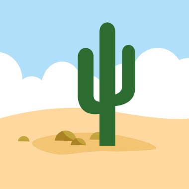 Kaktüs karikatür tasarımı, vektör illüstrasyon eps10 grafik