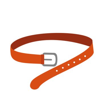 beyaz arkaplanda izole edilmiş kemer