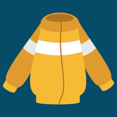 Sarı ceketin vektör çizimi