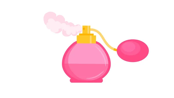Perfume Bottle Icon Flat Illustration Beauty Potion Vector Icons Web — Stock Vector