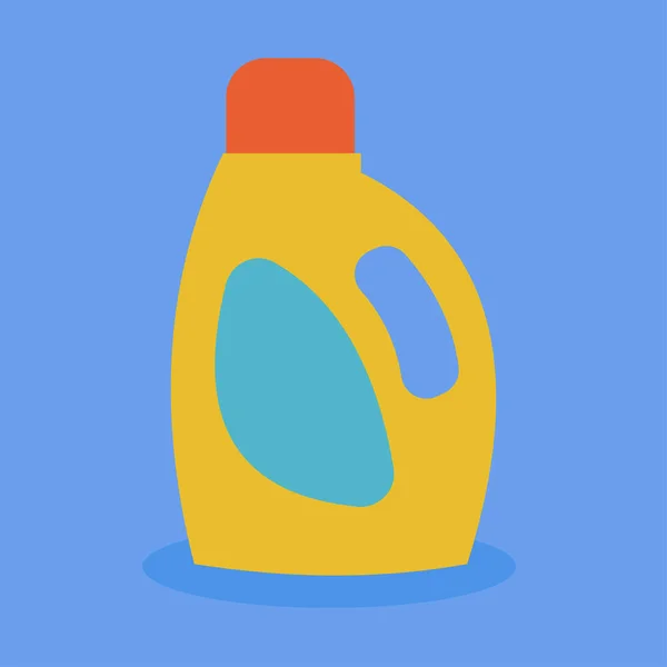 Прибирання Значка Пляшки Плоска Ілюстрація Мийки Чистіше Векторні Піктограми Веб — стоковий вектор
