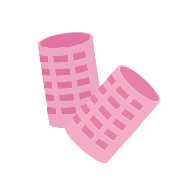 Modern saç güzellik araçlarının vektör çizimi 