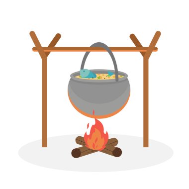 Kamp ve esrar illüstrasyonları