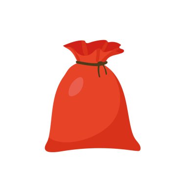 Çuval ikonlu çanta. vektör illüstrasyonu