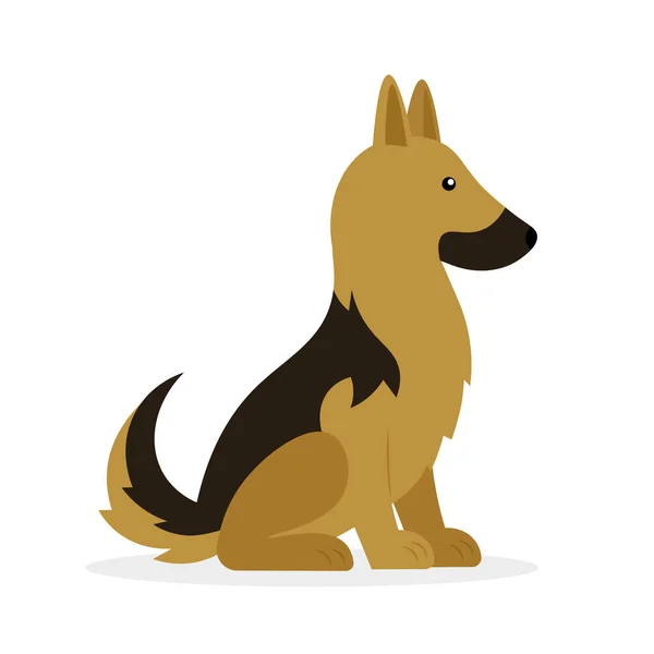 Hundesymbol Flache Abbildung Von Hundevektorsymbolen Für Das Web — Stockvektor