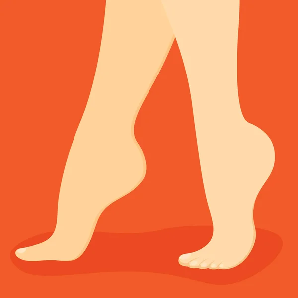 Ilustracja Nogi Kobiety — Zdjęcie stockowe