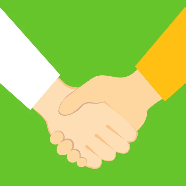 handshake icon. flat illustration of business deal icons for web
