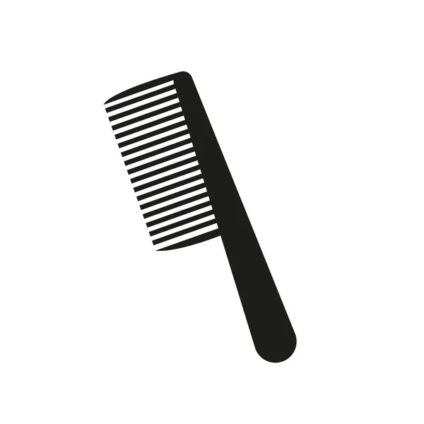 Comb Icon Black Contour Symbol Vector Illustration — Stock Vector