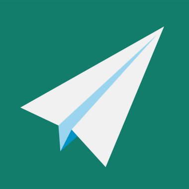 paper plane icon. web illustration