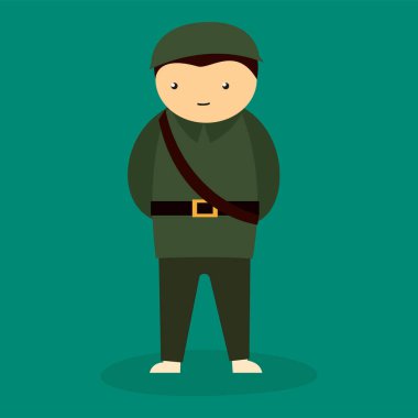 Ceketli bir adamın vektör çizimi