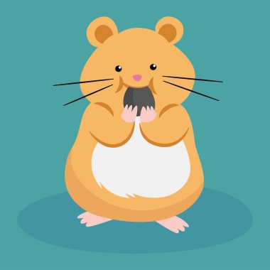 Beyaz arka planda gülümseyen sevimli çizgi film kedisi.