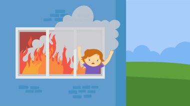 Arka plan vektör illüstrasyon tasarımında kitabı olan bir çocuk