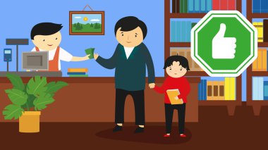 Bir grup insanın vektör çizimi