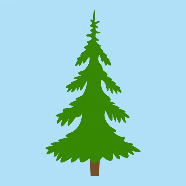 Pine Tree Icon Web Design — Stock Vector