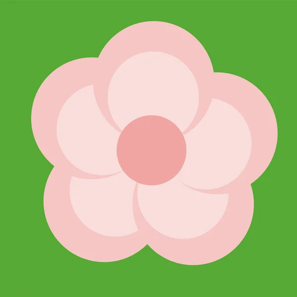 Flower Icon Simple Illustration Flower Web — Image vectorielle