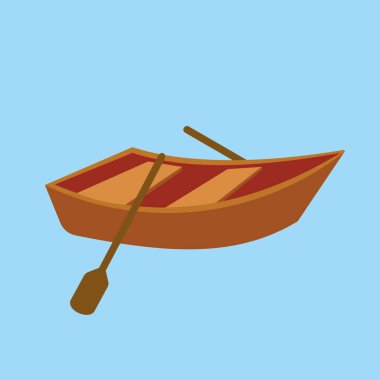 boat icon. flat illustration for web
