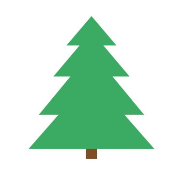 christmas tree icon, vector illustration design