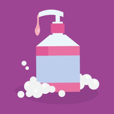 soap bottle icon web design illustration