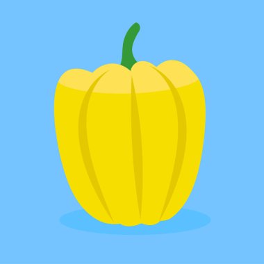 yellow bell pepper icon for web