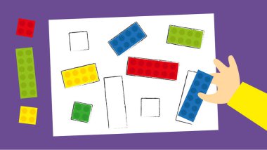 Tasarımcının küpleri çarşafın üzerine serilmiş.