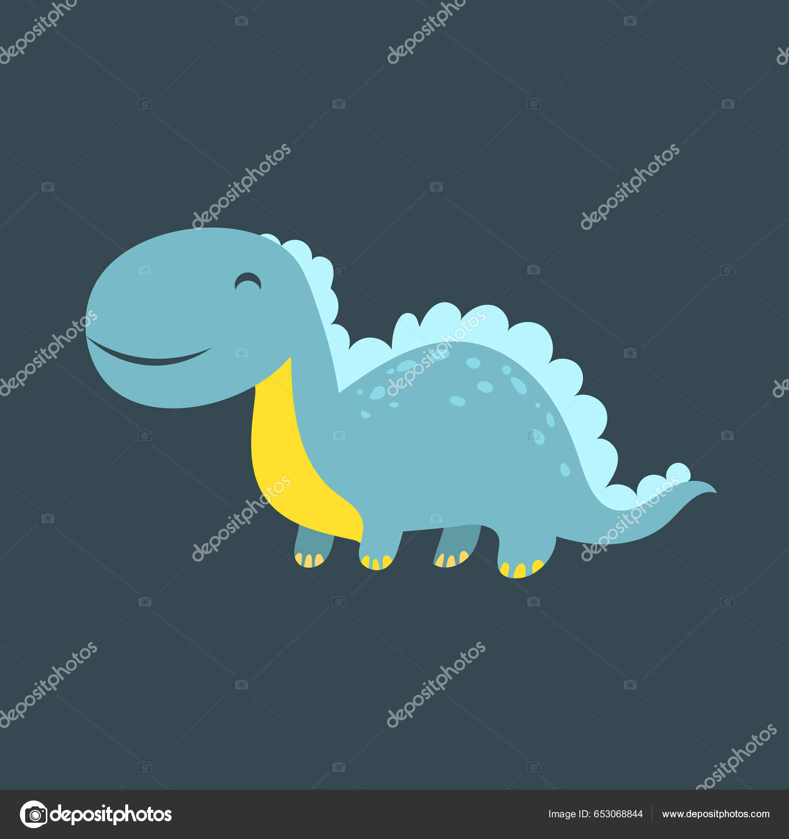 Vetores de Dinossauro Verde Vetor De Desenho Animado Bonito Para Crianças e  mais imagens de Animal - iStock