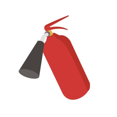 Yangın söndürme ikonu. Web için dinamit bomba vektör simgelerinin düz çizimi