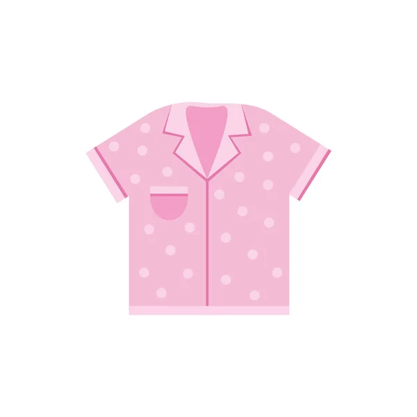 Μωρό Πουκάμισο Εικονίδιο Επίπεδη Απεικόνιση Του Σχεδιασμού Λογότυπου Φορέα Ρούχων — Διανυσματικό Αρχείο