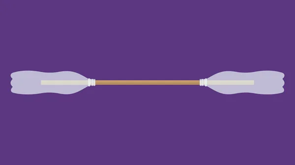 Purple Magic Magic Broom Icon — Stock Vector