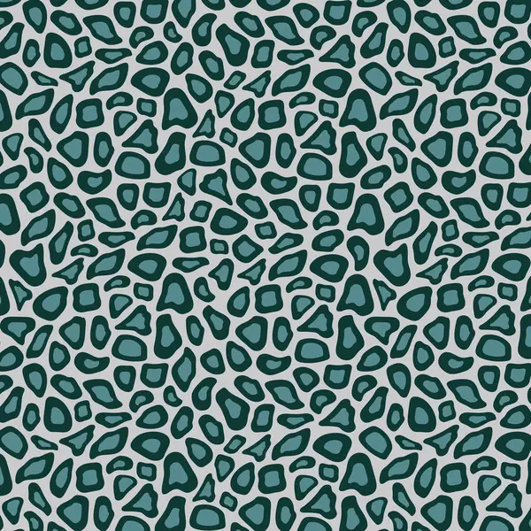 プラチナ色の背景に海のサンゴ礁シームレスなベクターパターン — ストックベクタ