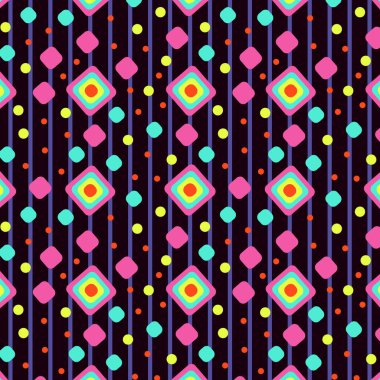 Geometrik tasarım kusursuz vektör deseni