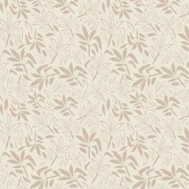 Tropikal Bitkiler kusursuz vektör deseni.