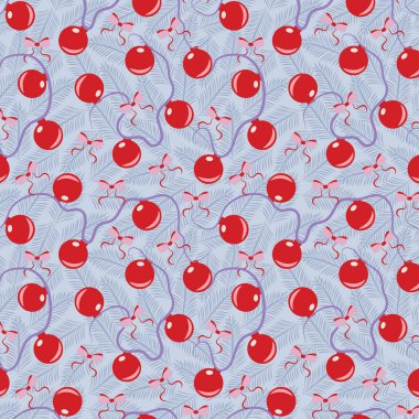 Noel dekorasyonsuz vektör deseni