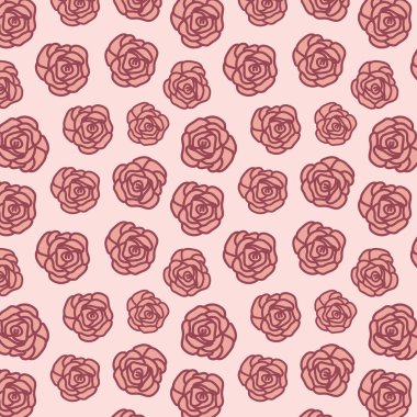 Çiçekler pürüzsüz vektör deseni