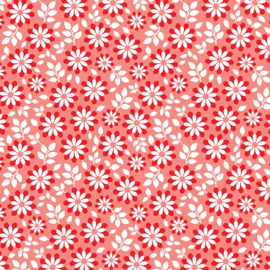 Ditsy floral seamless vector pattern