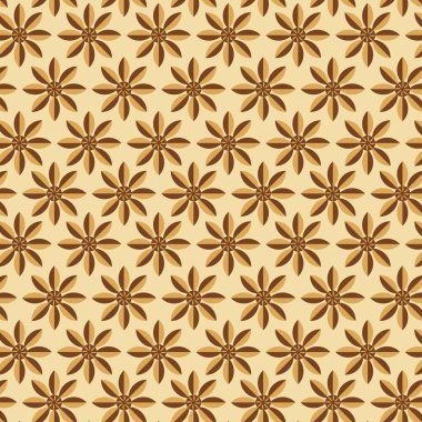 Çiçekler pürüzsüz vektör deseni