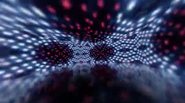 Soyut dijital teknoloji arkaplanının 3 boyutlu görüntülenmesi