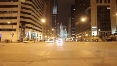 Chicago downtown, gece