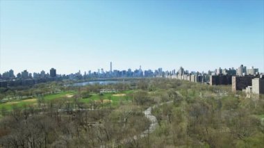 New York şehrinin hava manzarası