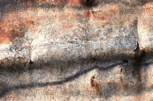 Çizik ve çatlaklarla metal doku