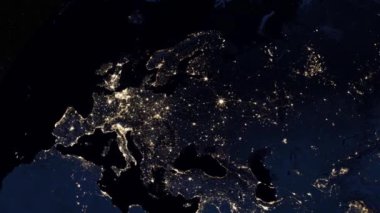 Avrupa 'da gece manzarası