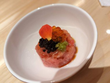 Japon omakası güzel yemek.