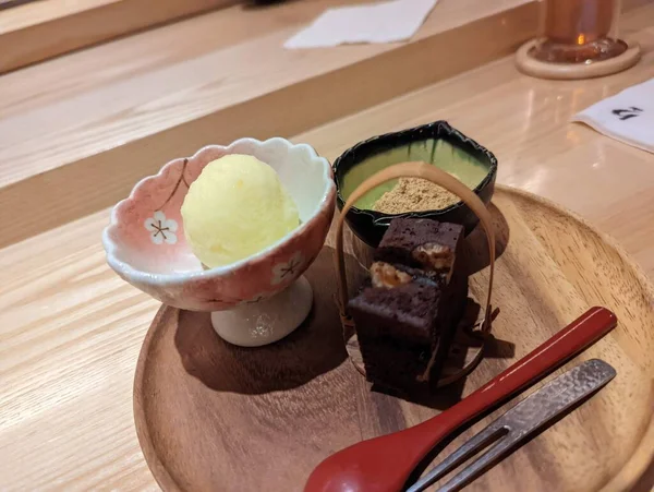 Суші Японський Омвакасе Вишуканий Обід — стокове фото