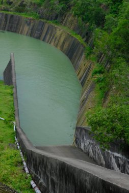 aerial view of the bridge in the city of the river