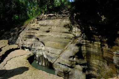 beautiful view of the river with rocky banks